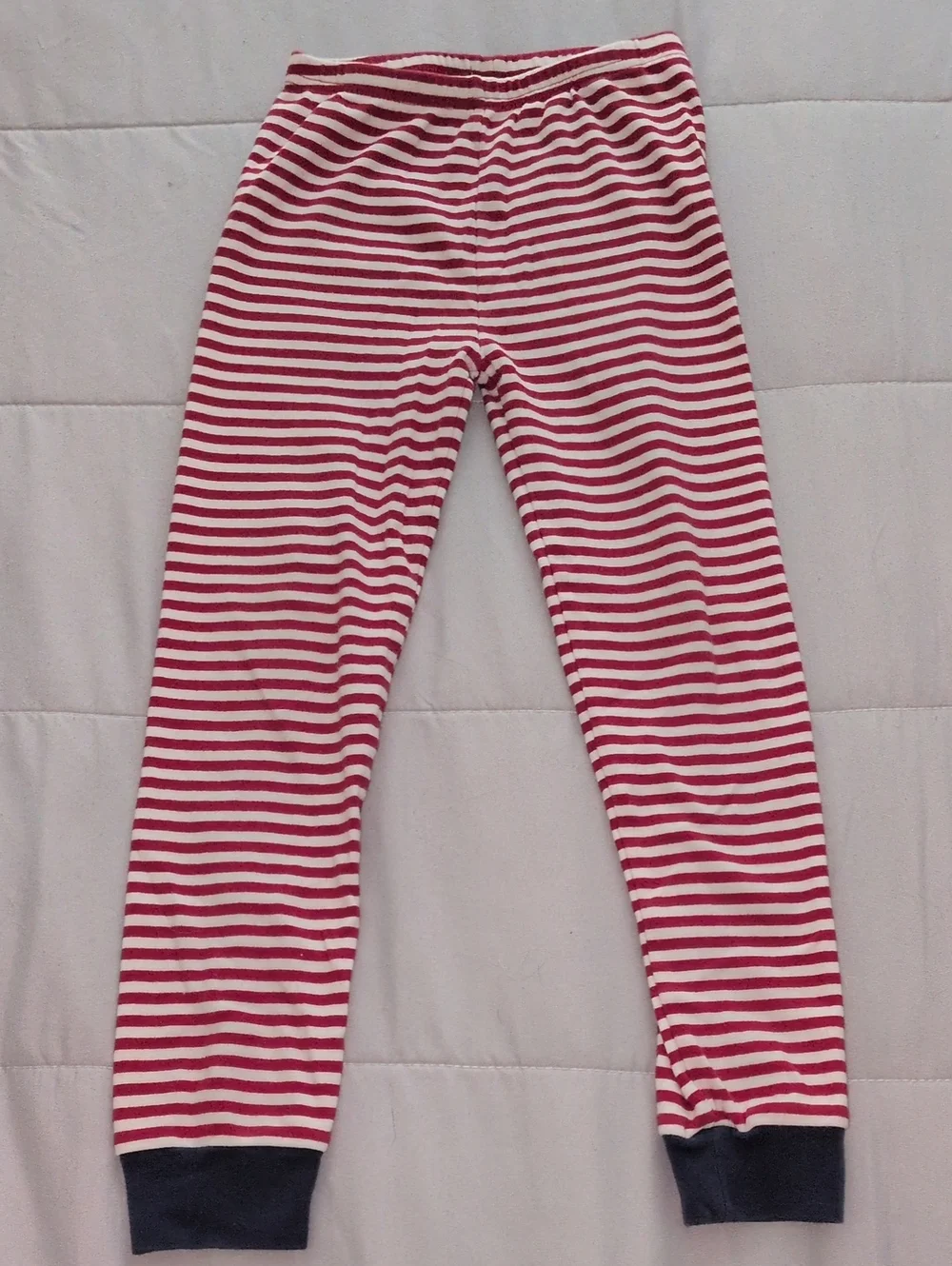 Gymboree Red and White Striped Pajama Bottom Pants Size 7